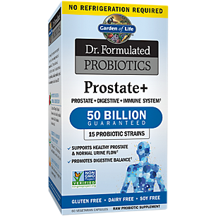 Dr. Formulated Prostate+ Probiotics - 50 Billion CFUs (60 Vegetarian Capsules)