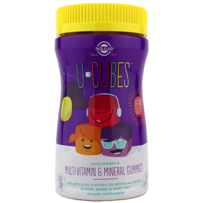 Solgar U-Cubes Children's Multivitamin & Mineral Gummies 60 Gummies
