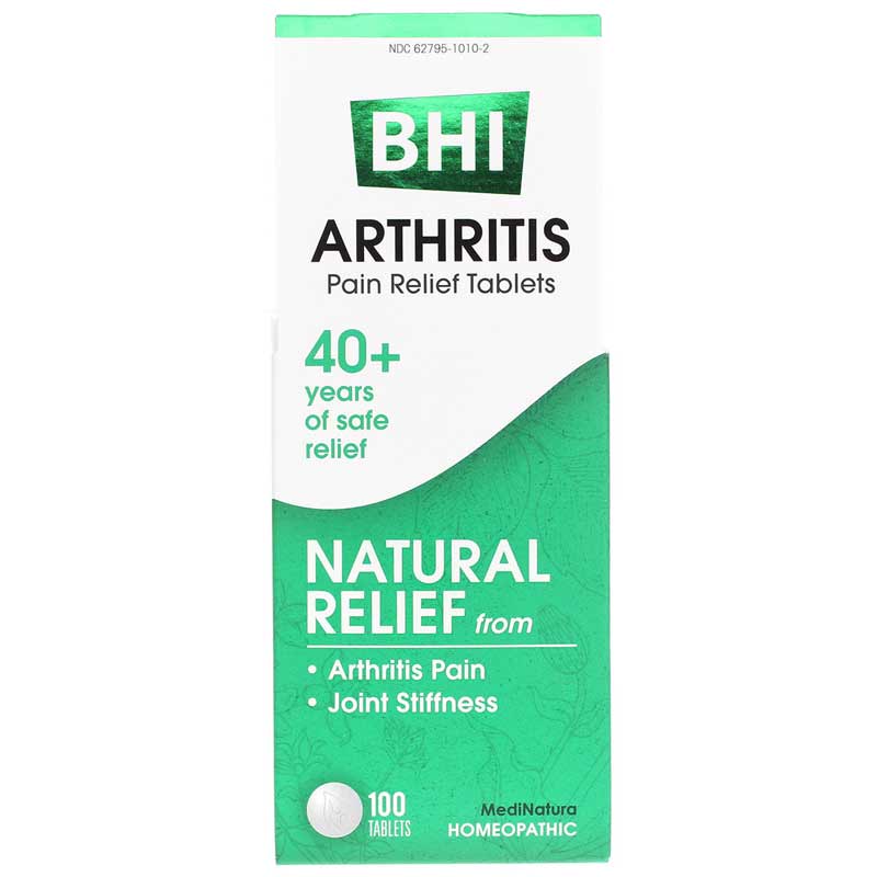 BHI Arthritis Pain Relief Tablets 100 Tablets