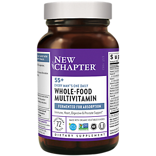 Every Man's Multivitamin One Daily for Men 55+ - Whole Food Multivitamin with Astaxanthin (72 Vegetarian Tablets)
