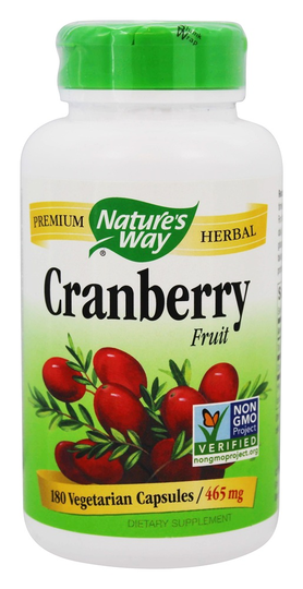 Nature's Way - Cranberry Fruit 465 mg. - 180 Vegetarian Capsules