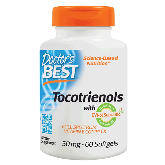 Doctor's Best - Tocotrienols featuring Tocomin SupraBio 50 mg. - 60 Softgels