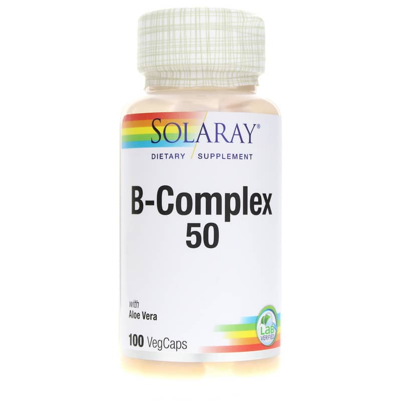 Solaray B-Complex 50 100 Veg Capsules