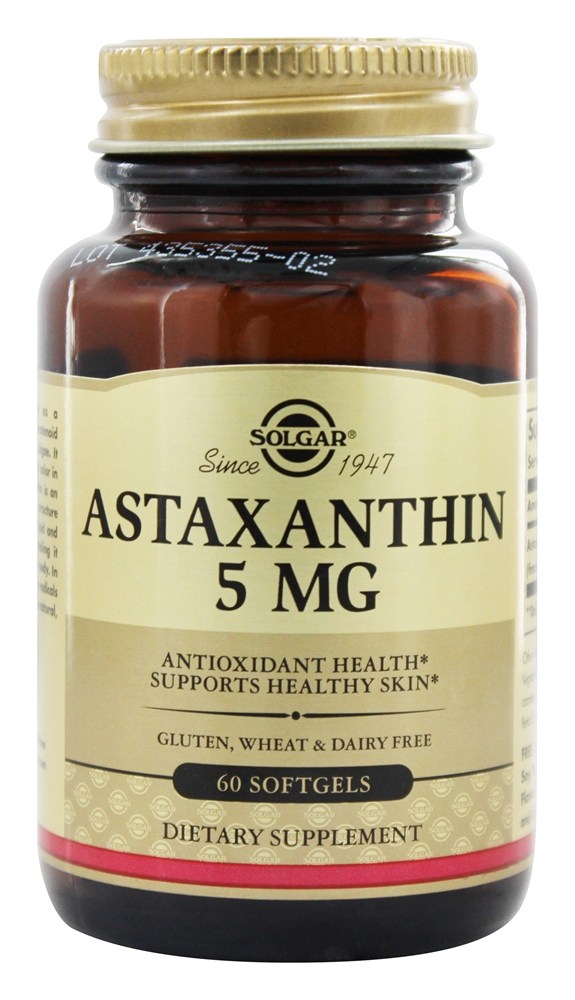 Solgar - Astaxanthin Complex 5 mg. - 60 Softgels