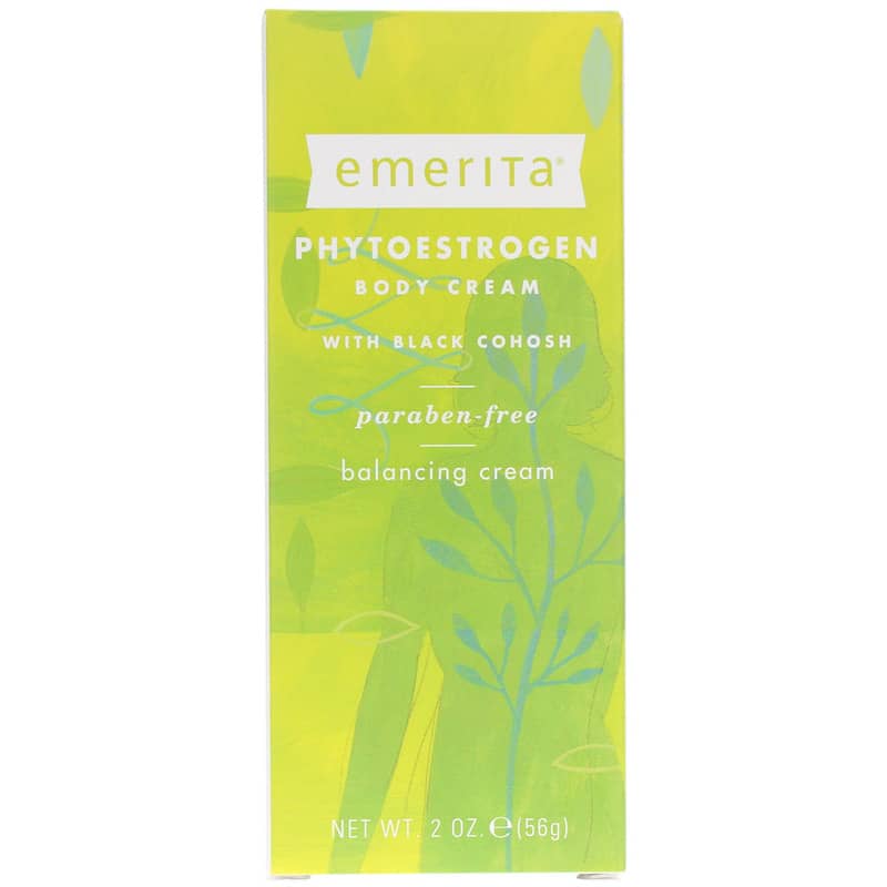 Emerita Phytoestrogen Body Cream with Black Cohosh 2 Oz
