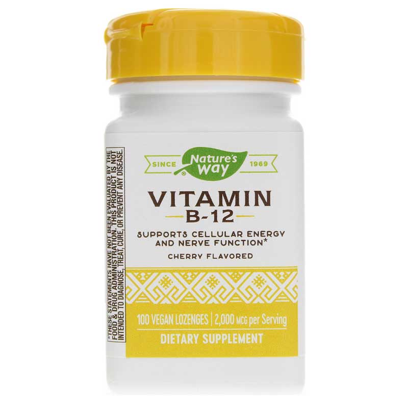 Natures Way Vitamin B-12 2 Mg 100 Veg Lozenges