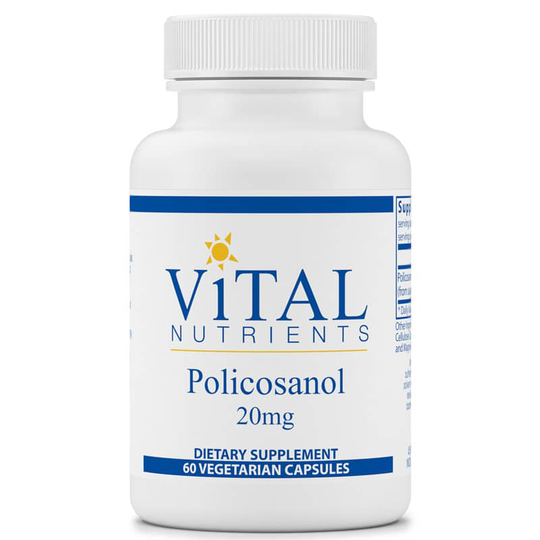 Vital Nutrients Policosanol 20 Mg 60 Veg Capsules