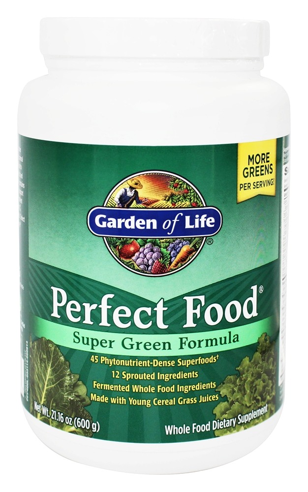 Garden of Life - Perfect Food Super Green Formula Powder - 21.16 oz.