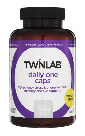 Twinlab - Daily One Caps Multivitamin & Mineral without Iron - 90 Capsules