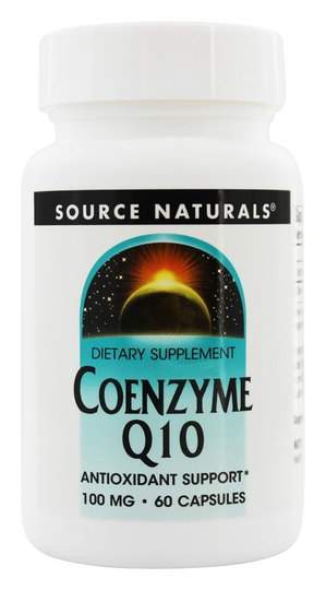 Source Naturals - CoEnzyme Q-10 100 mg. - 60 Capsules