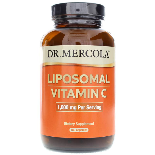Dr. Mercola Liposomal Vitamin C 1000 Mg 180 Capsules