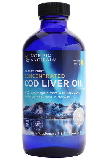Nordic Naturals - Concentrated Cod Liver Oil - 8 fl. oz.