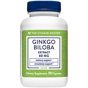Ginkgo Biloba Extract - Memory & Circulatory Support - 60 MG (90 Capsules)