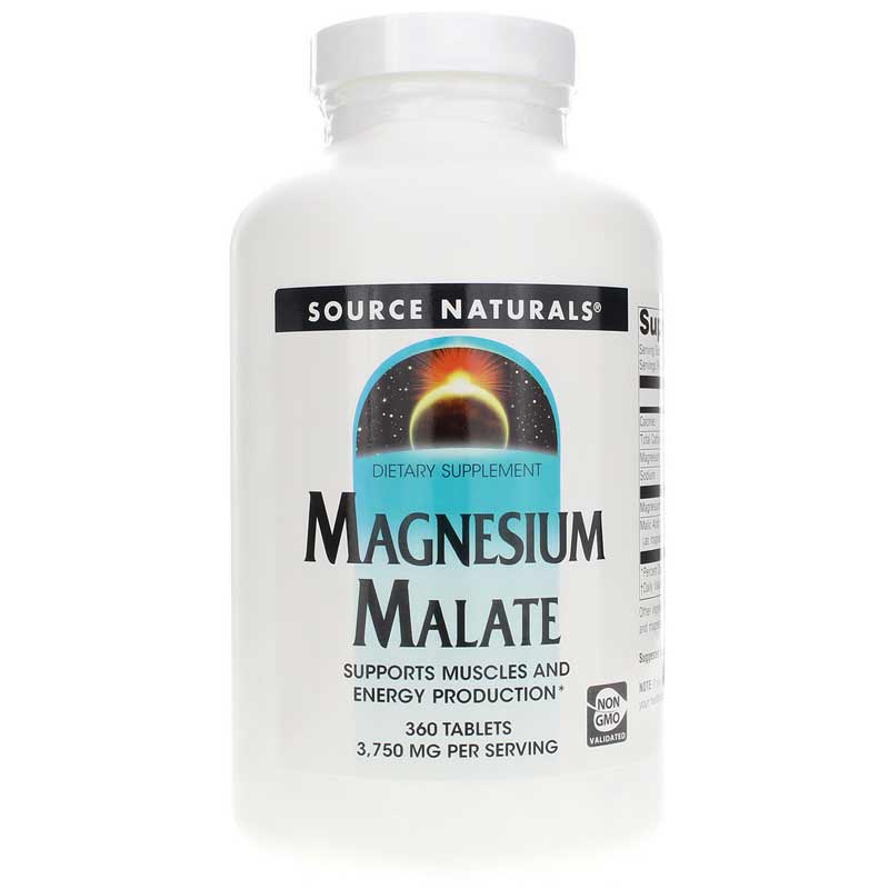 Source Naturals Magnesium Malate 360 Tablets
