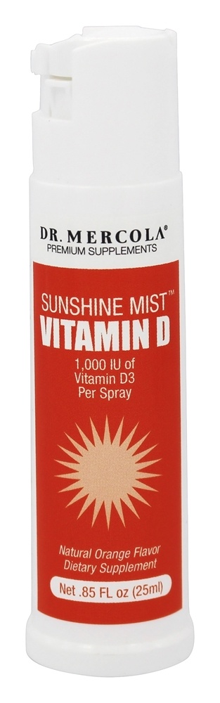 Dr. Mercola - Vitamin D Sunshine Mist Spray Natural Orange Flavor 1000 IU - 0.85 fl. oz.