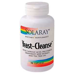 Yeast-Cleanse with Caprylic Acid, Pau D'Arco, Grapefruit Seed Extract & Tea Tree Oil (90 Capsules)