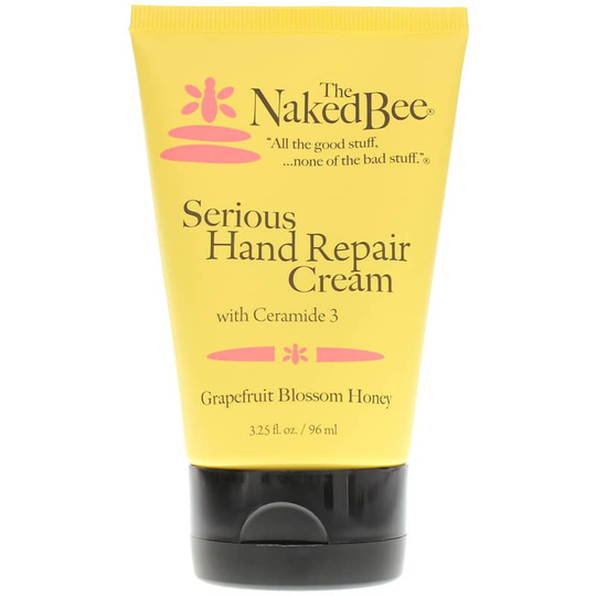 Naked Bee Serious Hand Repair Cream Grapefruit Blossom Honey 3.25 Oz