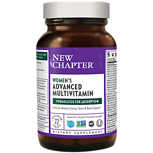 Organic Multivitamin for Every Woman - Whole-Food Complex (72 Tablets)