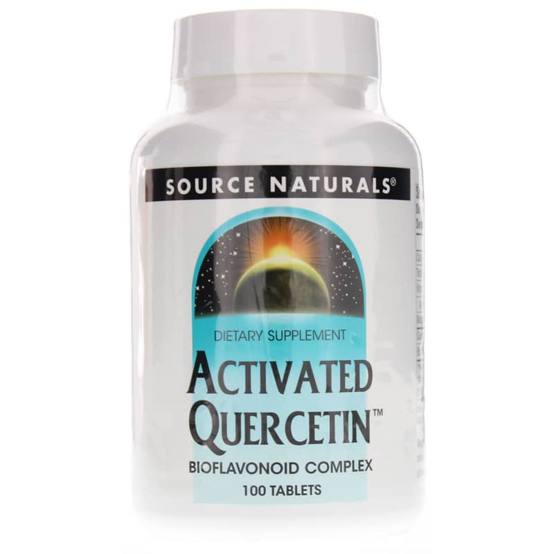 Source Naturals Activated Quercetin Bioflavonoid Complex Tablets 100 Tablets