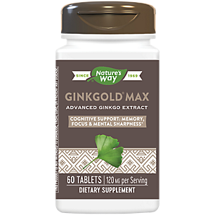 Ginkgold Max for Mental Sharpness - 120 MG (60 Tablets)
