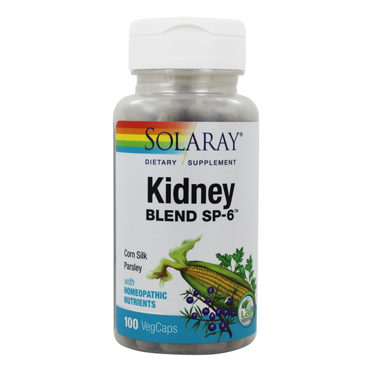 Solaray - Kidney Blend SP-6 Corn Silk Parsley - 100 Vegetable Capsule(s)