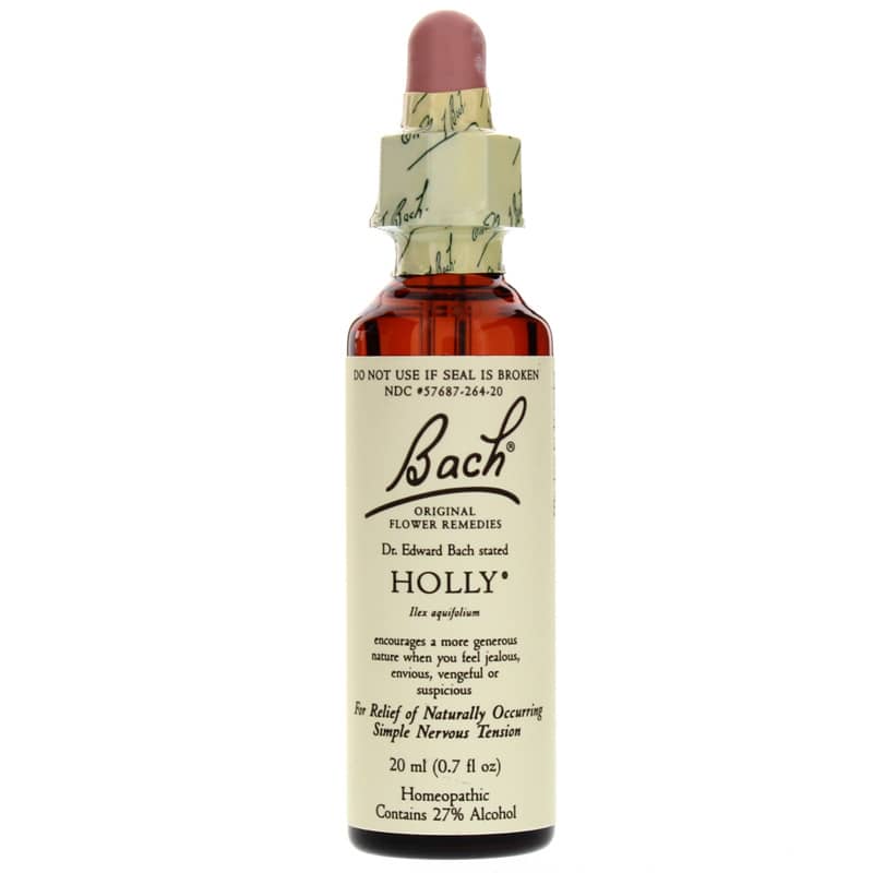 Bach Flower Remedies Holly Flower Essence .7 Oz