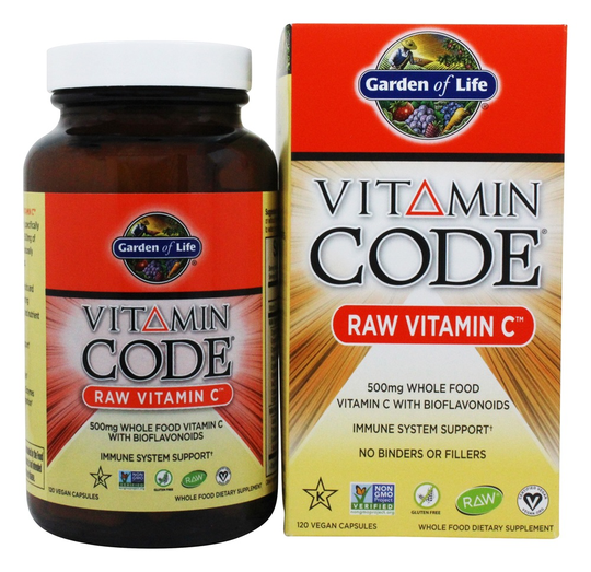 Garden of Life - Vitamin Code Raw Vitamin C - 120 Vegetarian Capsules