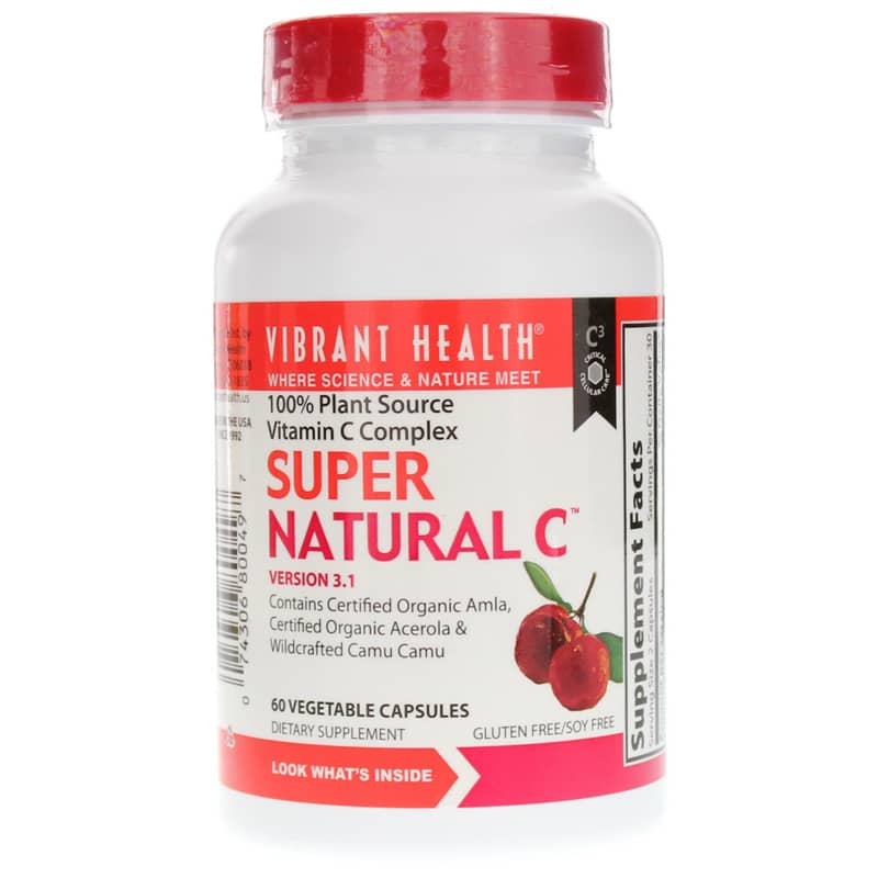Vibrant Health Super Natural C 60 Veg Capsules