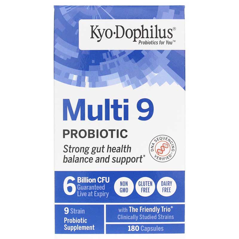 Kyolic Kyo-Dophilus Multi 9 Probiotic 180 Capsules