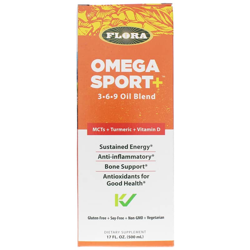 Flora Omega Sport + 3-6-9 Oil Blend 17 Oz