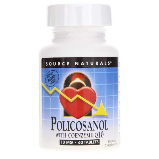 Source Naturals Policosanol with Coenzyme Q10 60 Tablets