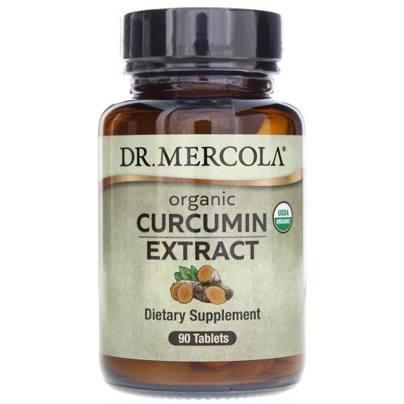 Dr. Mercola Organic Curcumin Extract 90 Tablets