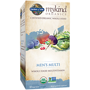 mykind Organics Whole Food Multivitamin for Men (60 Vegan Tablets)