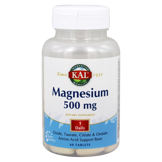 Kal - Magnesium 500 mg. - 60 Tablets