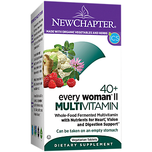 Organic Multivitamin for Every Woman II 40+ - Whole-Food Complex (48 Tablets)