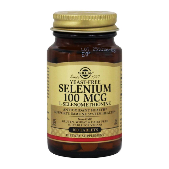 Solgar - Selenium 100 mcg. - 100 Tablets Formerly Seleno 6
