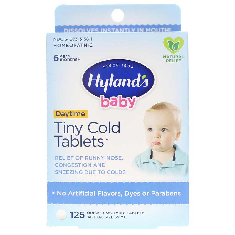 Hylands Baby Tiny Cold Tablets 125 Tablets