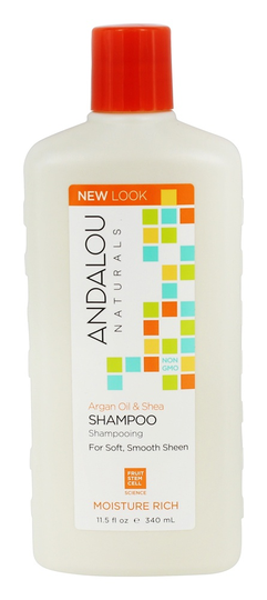 Andalou Naturals - Argan Oil & Shea Moisture Rich Shampoo - 11.5 fl. oz.