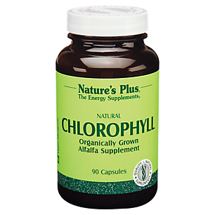 Natural Chlorophyll - Organically Grown Alfalfa - 600 MG (90 Capsules)