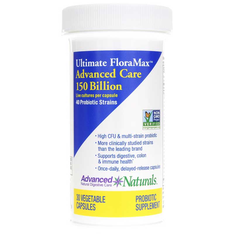Advanced Naturals Ultimate FloraMax 150 Billion 30 Veg Capsules
