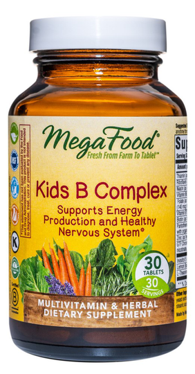 MegaFood - Kids B Complex Multivitamin - 30 Tablets