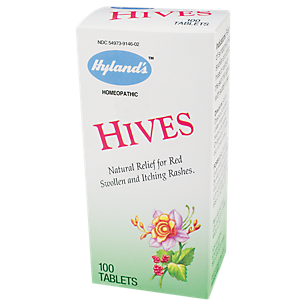 Hives Tablets - Homeopathic Medicine for Red Swollen & Itching Rashes (100 Tablets)