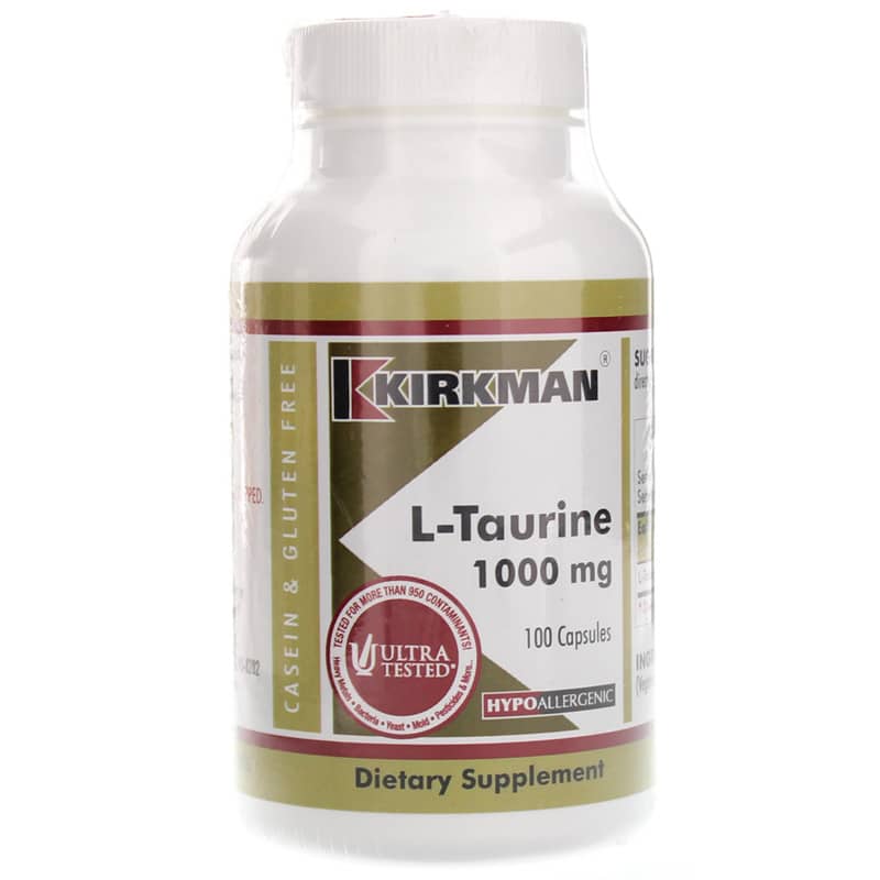 Kirkman L-Taurine 1,000 Mg 100 Capsules
