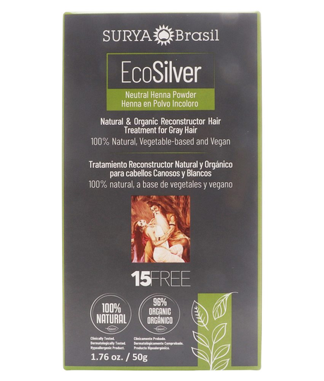 Surya Brasil - EcoSilver Neutral Henna Powder - 1.76 oz.