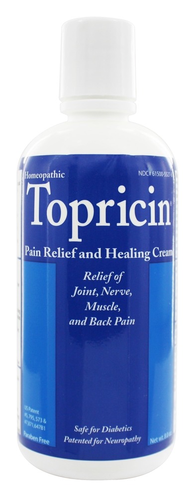Topical BioMedics - Topricin Anti-Inflammatory Pain Relief and Healing Cream - 8 fl. oz.