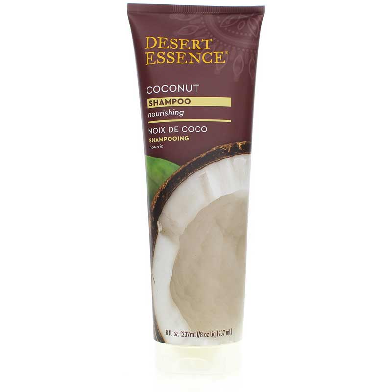 Desert Essence Coconut Shampoo for Dry Hair 8 Oz