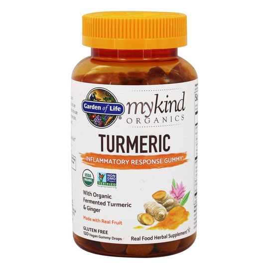 Garden of Life - mykind Organics Turmeric Inflammatory Response Formula - 120 Gummies