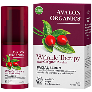Wrinkle Therapy Facial Serum with CoQ-10 & Rosehip (0.55 Fluid Ounces)