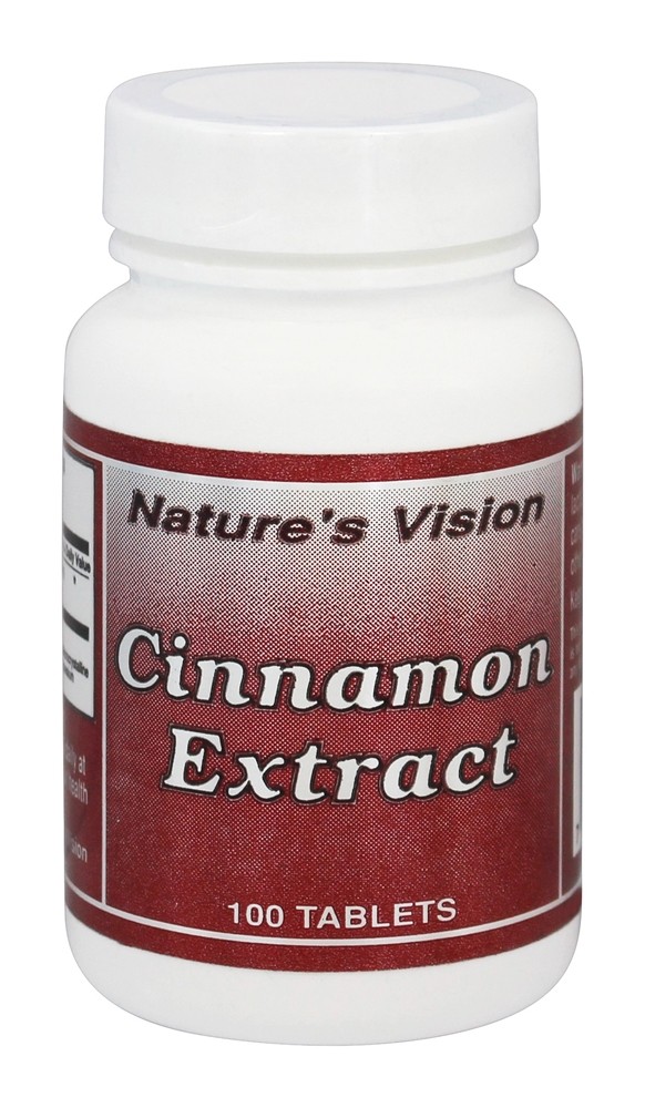 Nature's Vision - Cinnamon Extract 1000 mg. - 100 Tablets