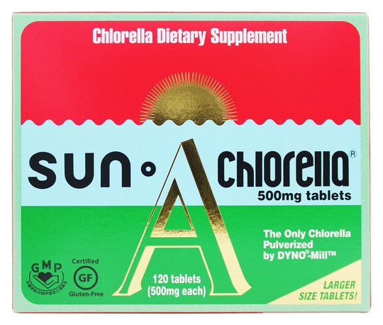 Sun Chlorella - Dietary Chlorella Supplement A 500 mg. - 120 Tablets